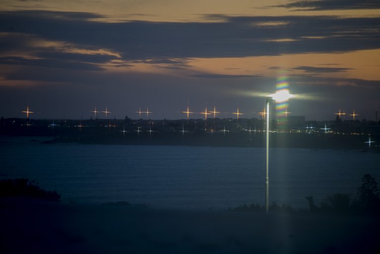 BirdRockCottage view at night